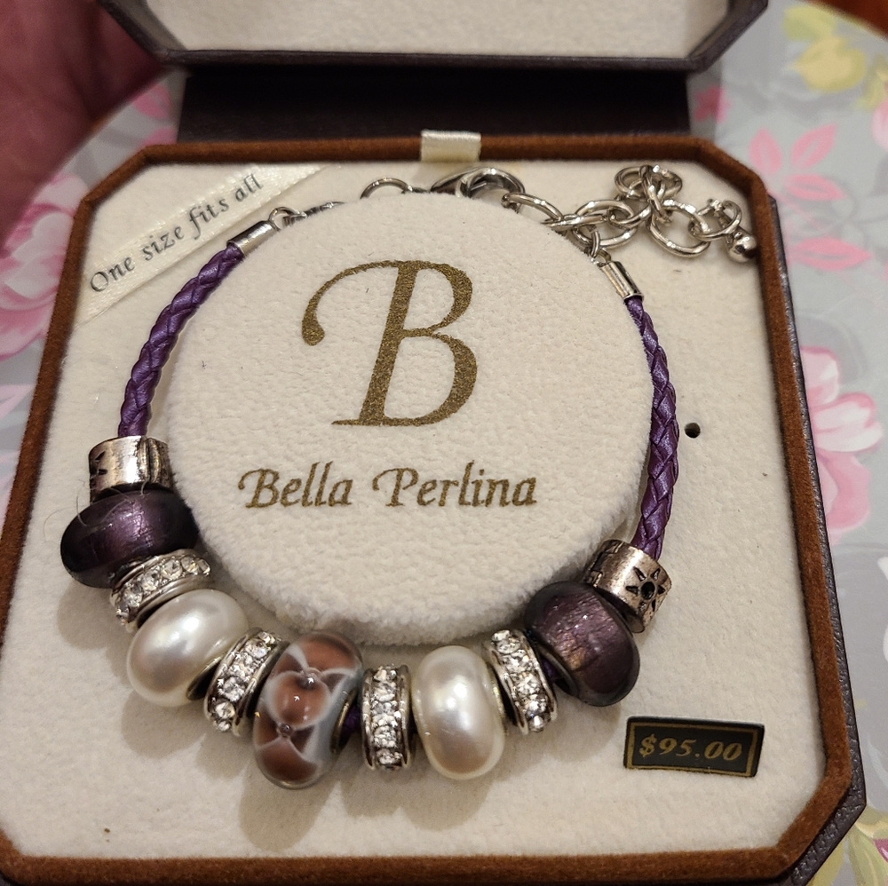 NIB Bella Perlina Charm Bracelet